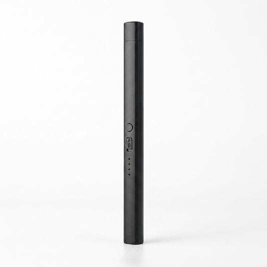 Apex Electric Arc Lighter in black, studio product photo